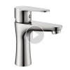 YIDA project cheap SUS 304 Stainless steel brush finish surface mount vanity bathroom sink basin tap hot cold mixer faucet