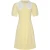 Import YIGELILA 2021 Womens Summer Casual Dress Yellow Pleated Cotton Holiday Dress Elegant Stylish High Quality Comfy Dress from China