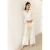 Import Yigelila Spring And Summer New Fashion Celebrity Temperament White Micro La Long Wide Leg Pants from China