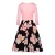 Import Young Female Lady Elegant Dress Long Sleeve Floral Printed  Umbrella Skirt Bubble Women Dresses from China