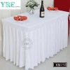 YRF Luxury Ruffled Curly Willow Table Skirt  For Wedding