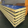 Z Lock Egypt Color Steel Metal Sandiwich Panel Board Insulated Glass Wool Wall Roof Sandwich Panel