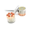 Zinc Alloy Metal Grinder Hand Muller Tobacco Grinder With Pipe 2 in 1 Stone Crusher Water Pipe Accessories