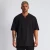 Import Wholesales Holiday Strong Streetwear Heavy Cotton Blank Solid Color Black Plain V Neck T Shirt Men Customized Wholesale from China
