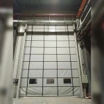 Belt Type Wind-proof Stacking Fast remote control aluminium garage door