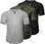 Import Wholesales Holiday Strong Streetwear Heavy Cotton Blank Solid Color Black Plain V Neck T Shirt Men Customized Wholesale from China