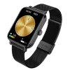AM01 AMOLED Display Heart Rate Blood Pressure Sleep Monitoring SpO2 3ATM Waterproof Smart Watch