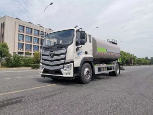 15m3 220hp Foton Shacman water tank truck water spraying truck for sale