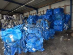 HDPE Blue drum regrind
