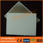pvc gypsum board, pvc laminated gypsum tile with foil back