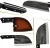 Import Full Tang 6.7 Inch Forging Serbian Chef Knife Kitchen Knife With Leather Sleeves from Pakistan
