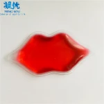 New Arrival Non-toxic Gel Lip Shaped Ice Pack Reusable Cold Compress for Lip Enhancement