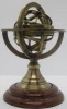 Brass Finish Armillary Sphere Globe - Nautical Astrolabe Garden Armillary Zodiac Sphere Globe – Nautical Home Decor