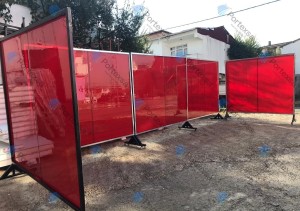 WELDING PROTECTION RED SHEETS / STRIPS