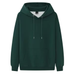 Men's 100% Cotton Solid Basic Hoodies Blank Sweatshirts Fleece Sweaters GSM 350/450 Cold Winter
