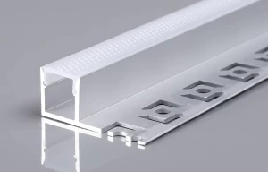 Recessed Gypsum Wall Aluminium Extrusion Led Strip Profil Plaster Channel Drywall Led Aluminum Profile