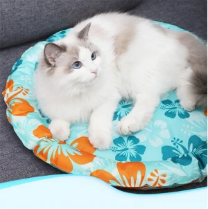 Cat Ice Pad Summer Ice Nest Dog Gel Bite-resistant Non-stick Hair Pet Sleeping Pad Summer Waterproof Cooling Bed