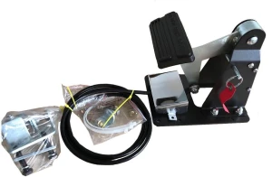 Passenger side brake pedal cable universal dual control dual brake pedal brake accelerator for instructor