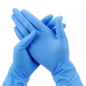 Blue Powder Free Non-Medical Nitrile Gloves