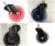 Import 3 Inch Circlip Black Steel Colours Transparent Wheel Insert Rod PU Caster Mute Universal Wheel Office Chair Wheel from China