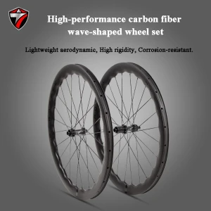 Twister Ratchet Four-Bearing Carbon Fiber Road Bike Wheel Set Disc Brake 700C Rim 45-50 Carbon Wave Rim