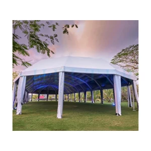 Luxury Polygonal Round Marquee Multi Side Tent For Marriage Tent