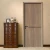 Import Chinese hot sales wood plastic composite door wooden door frames designs solid wood exterior door for house room from Taiwan