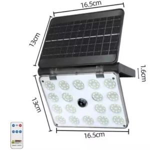 Compact Solar Powered Folding Light for Camping and Travel