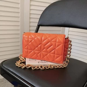trendy quilted mini purses and handbag vegan pu leather ladies shoulder messenger hand bags