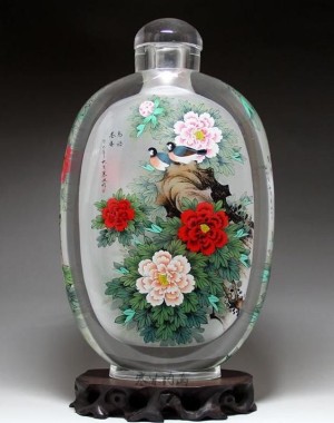 Snuff bottle, Chinese inside painted snuff bottles