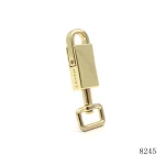 Manufacture Solid Brass Snap Hook Swivel Eye Push Gate Trigger Clasp for Leather Craft Bag Strap Belt Webbing Pet Dog L