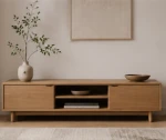 Japandi & Scandinavian Wooden TV Cable Management Box OEM Supplier from Vietnam