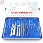 21pcs Ophthalmic Cataract Eye Micro Surgery Instrument Set with Case Box – Premium Surgical Tools