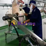 Dazeng sheep goat slaughterhouse hydraulic skinning machine