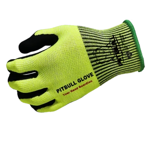 Pitbull Glove 13G Cut Resistant Nitrile Sandy Work Gloves