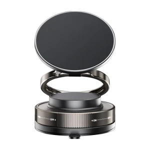 Strong Magnet 360 Degree Rotating Stand Vacuum Suction Cup Magnetic Car Phone Holder