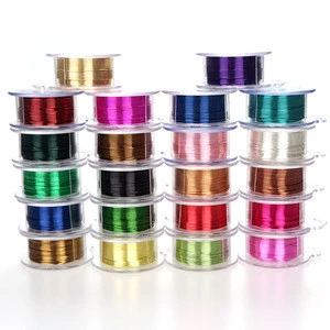 0.6mm Copper Color Metal Hard Beading Wire For jewellery Accessories Supplier XuQian