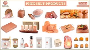 Himalayan salt products including salt Lamps, Rock Salt Tiles/Bricks, Pink Salt, candle holders, bath salt etc.