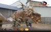Animatronic real life size dinosaure simulation outdoor display﻿