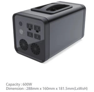 New design Portable power station 600W UPS function PD3.0 outdoor power station