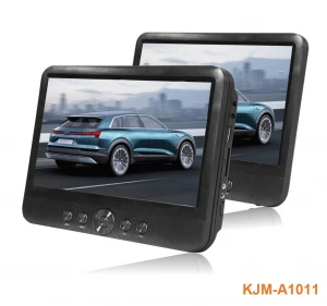 Kejinming 10.1 Inch Portable Dual Screen DVD Player + Monitor