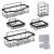 Import No need to drill 5 pieces of stainless steel bathtub storage rack customization from China