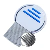Wholesale Lice combs Factory Price Pet Head Anti Nit Terminator Lice Metal Comb Stainless Steel Lice Comb