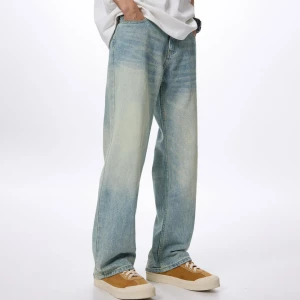 Men’s Baggy Jeans | Oversized Streetwear Denim Pants OEM Private Label