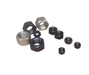 Hex Nuts Made in Carbon Steel, Size M6-160, Finish Zinc,HDG,Black