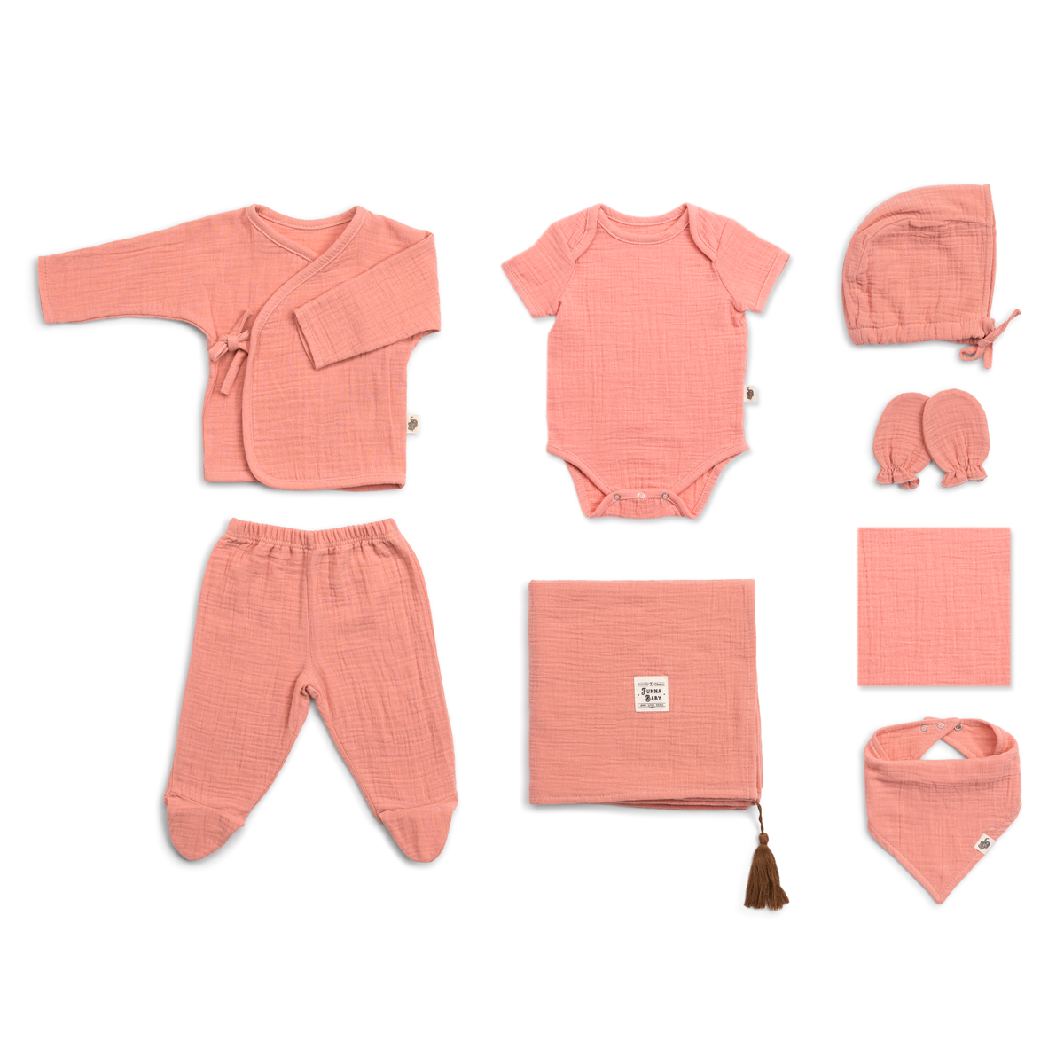 Buy Newborn / Baby Clothes Set - 8 Pcs from FunnaBaby, Republic of ...