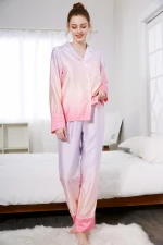 Dropping Shopping 2021 New Arrival Wholesale Silk Sleepwear Pajamas Set Custom Designer Pajamas