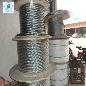 High strength galvanized carbon steel wire rope for lifting