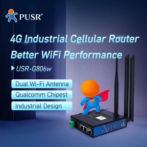 Qualcomm Chipset Industrial Cellular Router USR-G806w