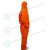 Import EU CAT III TYPE 5/6 Disposable Orange SMS Hazmat Suit Protective Clothing from China